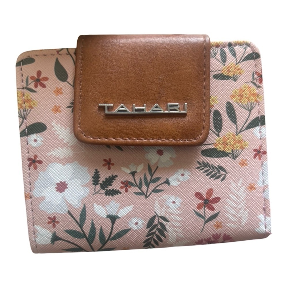 NWOT Tahari Spring Floral pastel Wallet